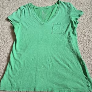 🌈 GAP 100% Cotton V Neck TShirt Womens Small